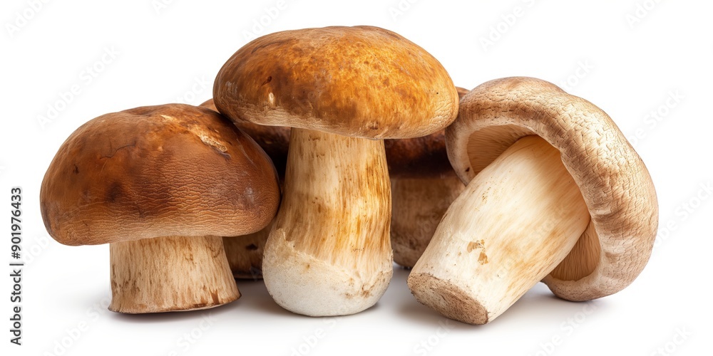 A bunch of mushrooms are piled on top of each other. The mushrooms are brown and white in color A bunch of mushrooms are piled on top of each other. The mushrooms are brown and white in color