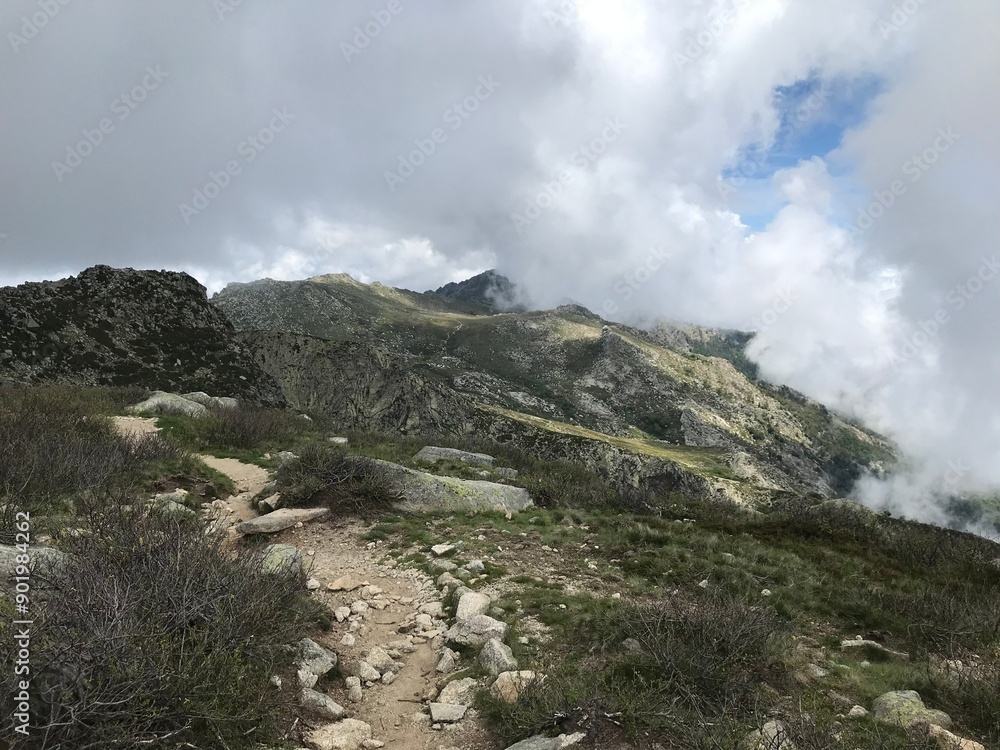 hiking the GR20 trail corsica island france hiking the GR20 trail corsica island france