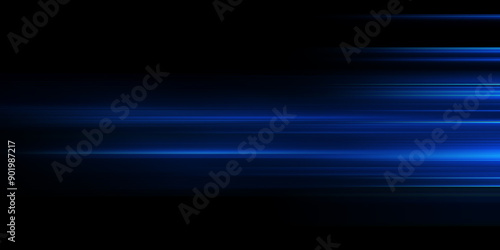  Illustration of a blue color. Light effect. Abstract laser beams of light. Chaotic neon rays speed of light 