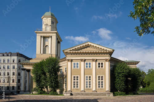 Photography Old Riga Evangelical Lutheran Wooden Church of Jesus, Riga, Latvia