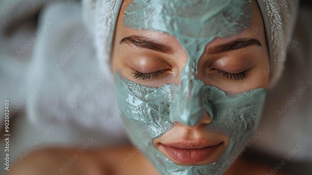 Organic face mask application at home, Beauty routine, Natural and effective skincare Organic face mask application at home, Beauty routine, Natural and effective skincare