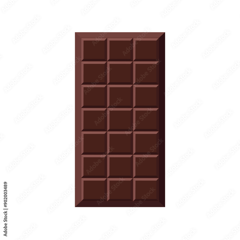 Chocolate bar on transparent background Chocolate bar on transparent background