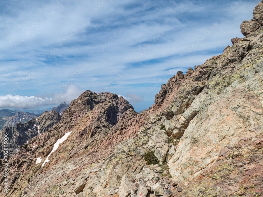 hiking the GR20 trail corsica island france hiking the GR20 trail corsica island france