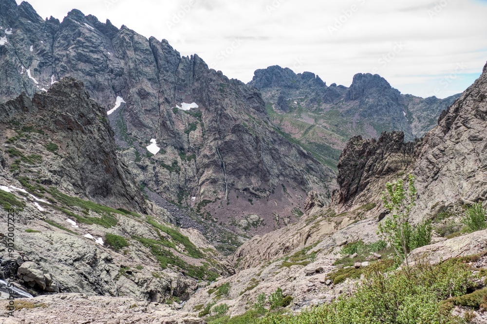 hiking the GR20 trail corsica island france hiking the GR20 trail corsica island france