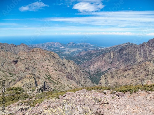 hiking the GR20 trail corsica island france