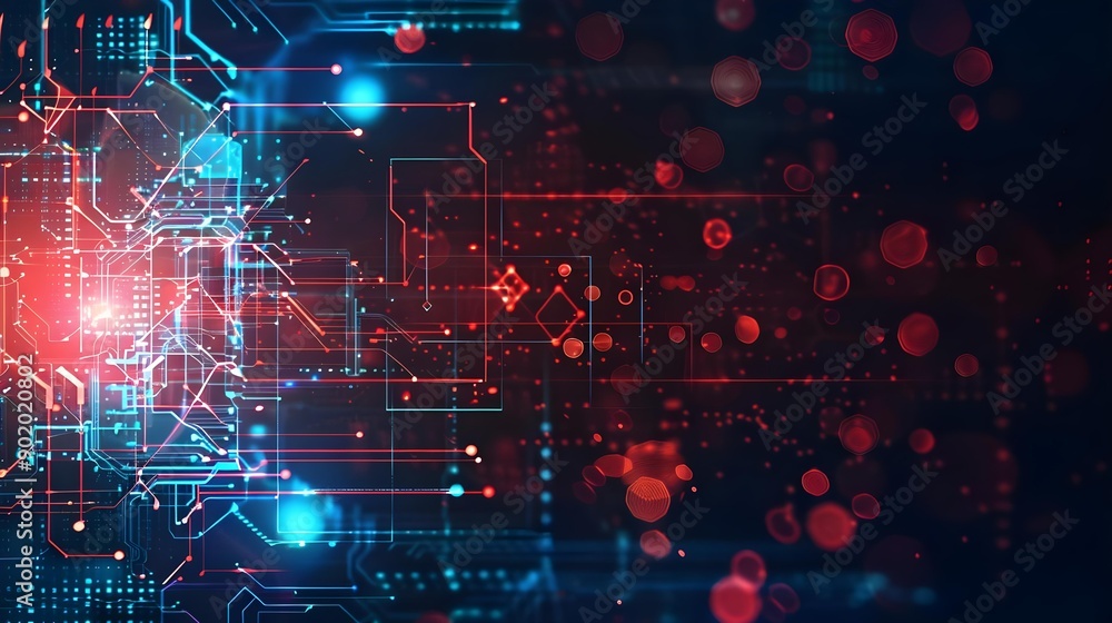 Abstract technology big data background concept Abstract technology big data background concept