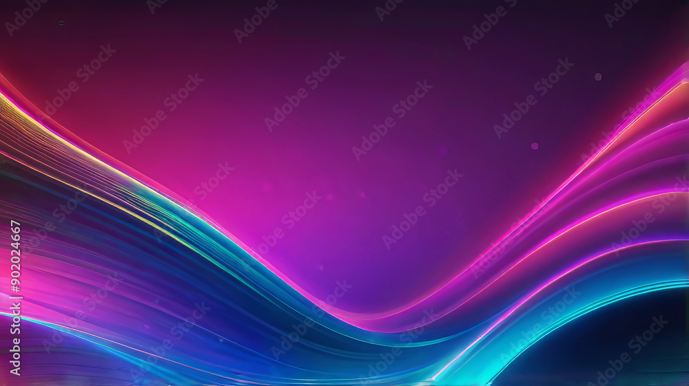 Big neon wave background, abstract smooth background with refractions on a light background Big neon wave background, abstract smooth background with refractions on a light background