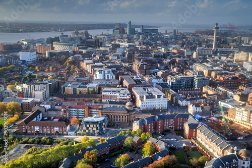 Obraz na płótnie Liverpool City, UK. w salonie