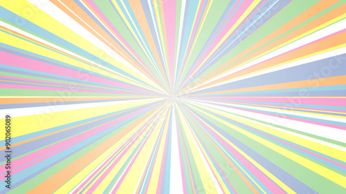 グラデーションを使用した長方形フラッシュ(パステルカラー)のベクターイラスト