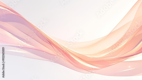 Soft peach abstract background with gentle tones and smooth gradients. Emphasizing warmth and simplicity. Ideal for soothing and modern designs.