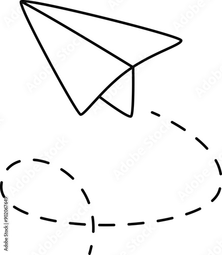 Paper Plain Doodle