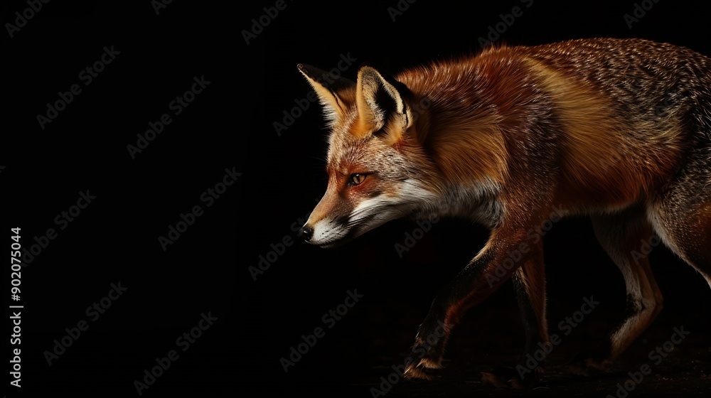 Obraz premium Animal photography photos about foxes : Generative AI