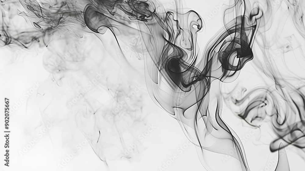 Abstract black and gray smoke g a soft cloudy Abstract black and gray smoke g a soft cloudy
