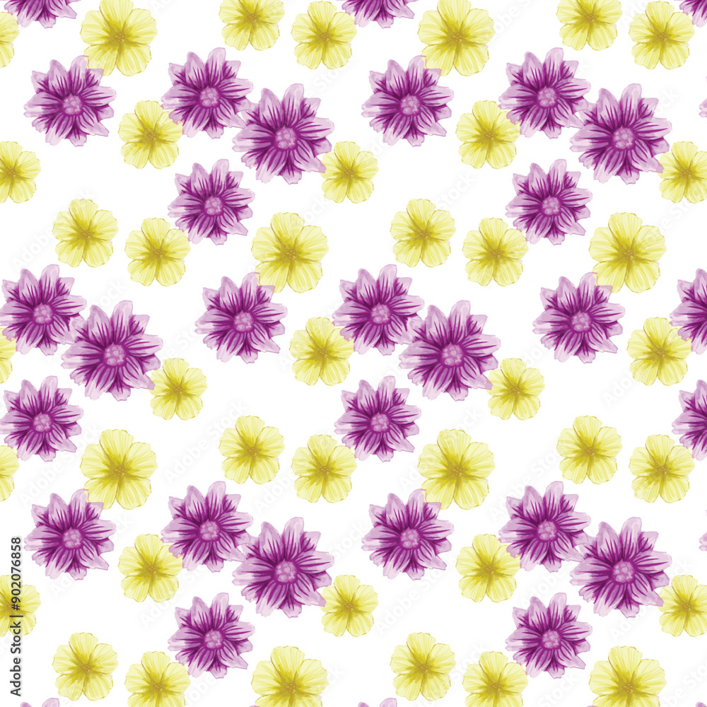 yellow purple flowery pattern yellow purple flowery pattern
