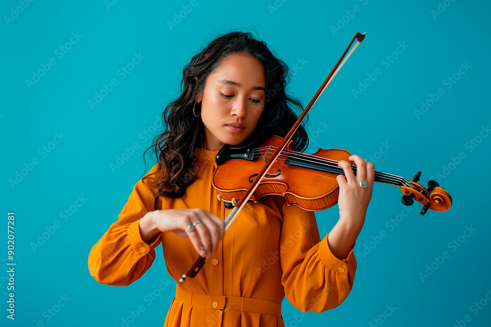 latín person playing violin latín person playing violin