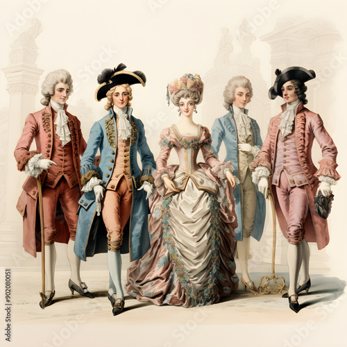 A Glimpse into the Extravagance: 18th Century Aristocratic Fashion