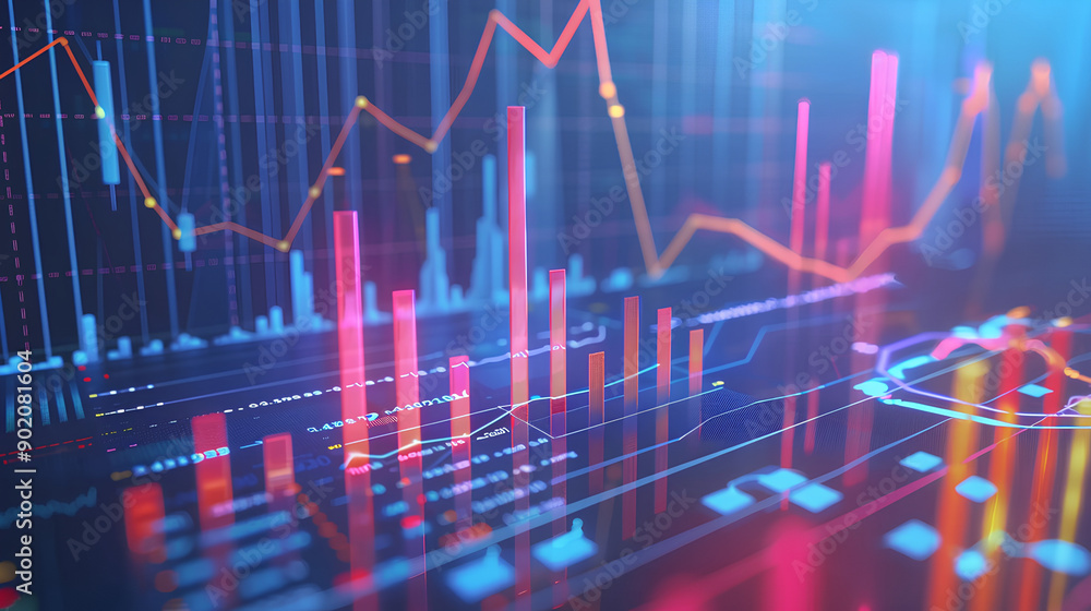 Business analytics concept, financial charts and graphs, business intelligence, profit statistics and finance performance of company Business analytics concept, financial charts and graphs, business intelligence, profit statistics and finance performance of company