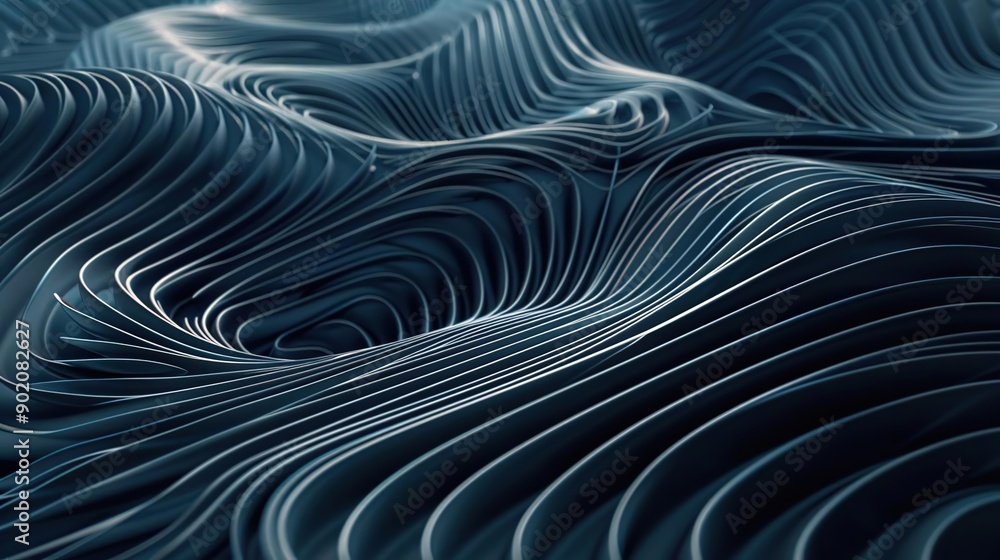 Abstract Background: Flowing Blue Waves, Lines, and Curves Abstract Background: Flowing Blue Waves, Lines, and Curves