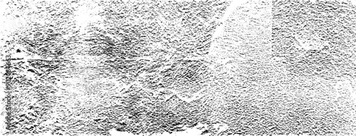 Monochrome concrete texture. Grunge overlay texture of the damaged wall. Wall fragment with attritions and cracks.