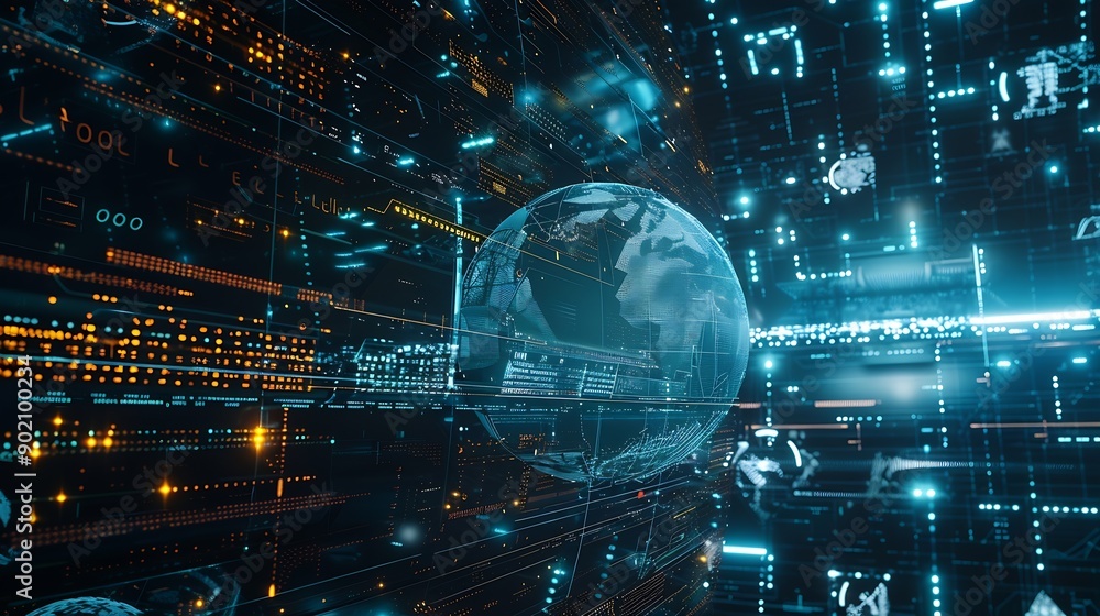 Data science Innovation technology digital software development concept Algorithm and deep learning of AI artificial intelligence data engineering and global network data processing te : Generative AI Data science Innovation technology digital software development concept Algorithm and deep learning of AI artificial intelligence data engineering and global network data processing te : Generative AI