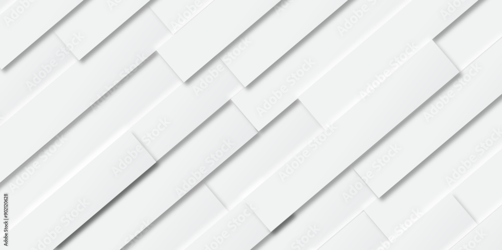 Abstract white and grey background with diagonal lines shape. Neomorphs style Grey and white abstract simple stripe background shine and layer element vector for presentation, poster, banner, design. Abstract white and grey background with diagonal lines shape. Neomorphs style Grey and white abstract simple stripe background shine and layer element vector for presentation, poster, banner, design.