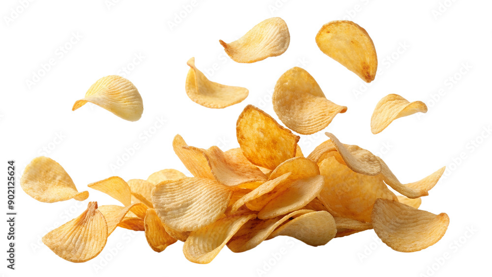 Naklejka premium chips isolated AI