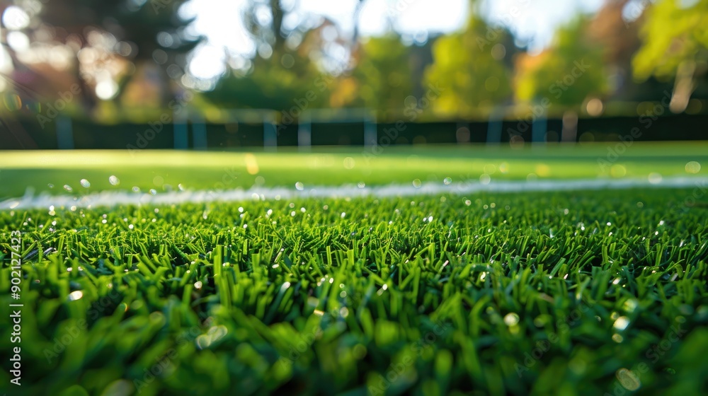 Covering sports areas with artificial grass Covering sports areas with artificial grass