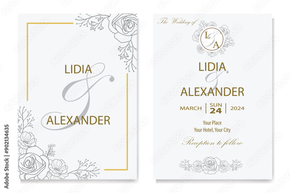 The Blooms Greenery Floral Foliage Ornament Corner Text Separator Elegance Frame for Invitations The Blooms Greenery Floral Foliage Ornament Corner Text Separator Elegance Frame for Invitations