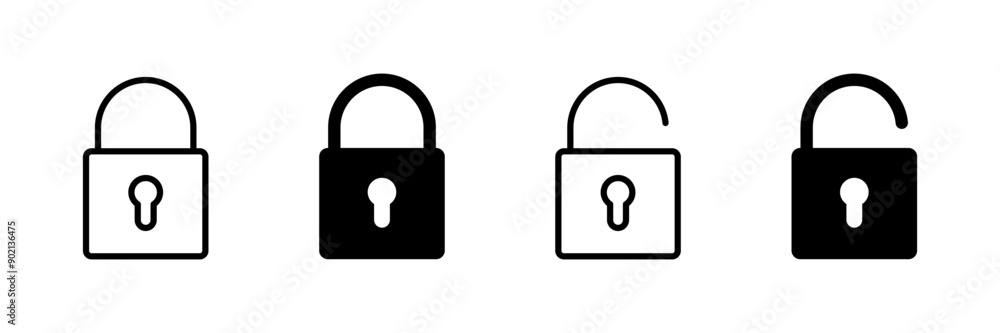 Lock icon vector isolated on white background. Encryption icon. Security symbol. Secure. Private Lock icon vector isolated on white background. Encryption icon. Security symbol. Secure. Private