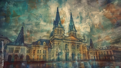 New Orleans, Louisiana at Jackson Square.