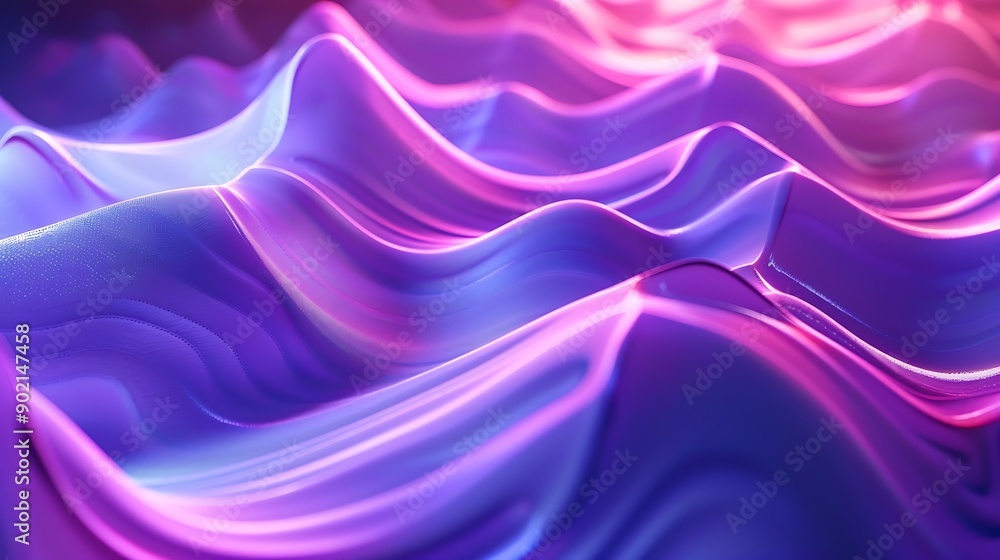 Fototapeta premium Vivid Purple and Pink Abstract Background Illustration