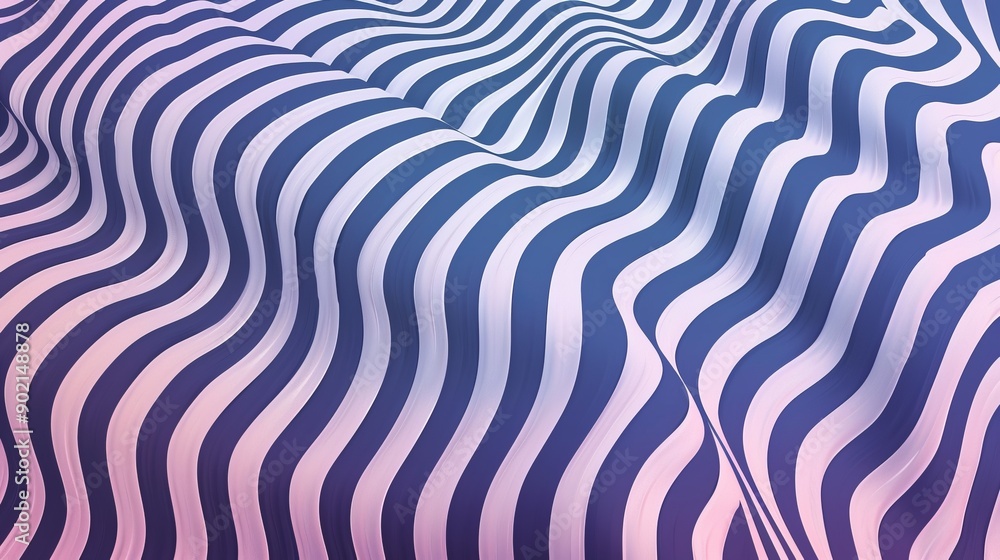 Naklejka premium Abstract backgrounds set with different distorted strips for retro poster or cover