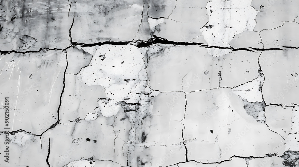 Obraz premium Crack concrete texture surface background.
