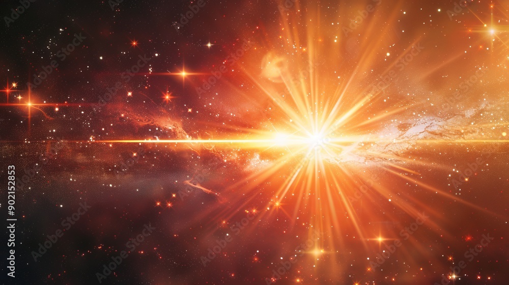 Naklejka premium travel through space