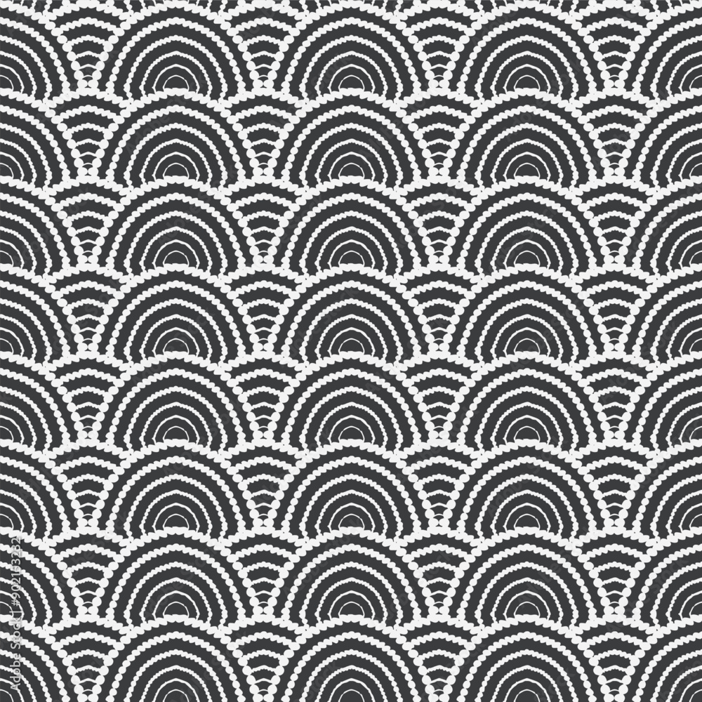 seamless black and white dot round pattern design seamless black and white dot round pattern design