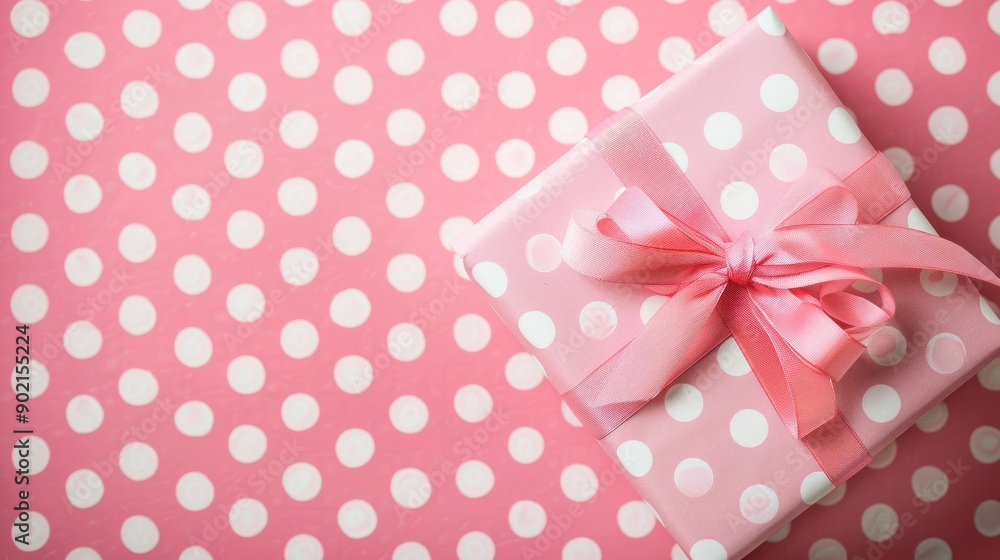 Pink Polka Dot Gift Box Pink Polka Dot Gift Box
