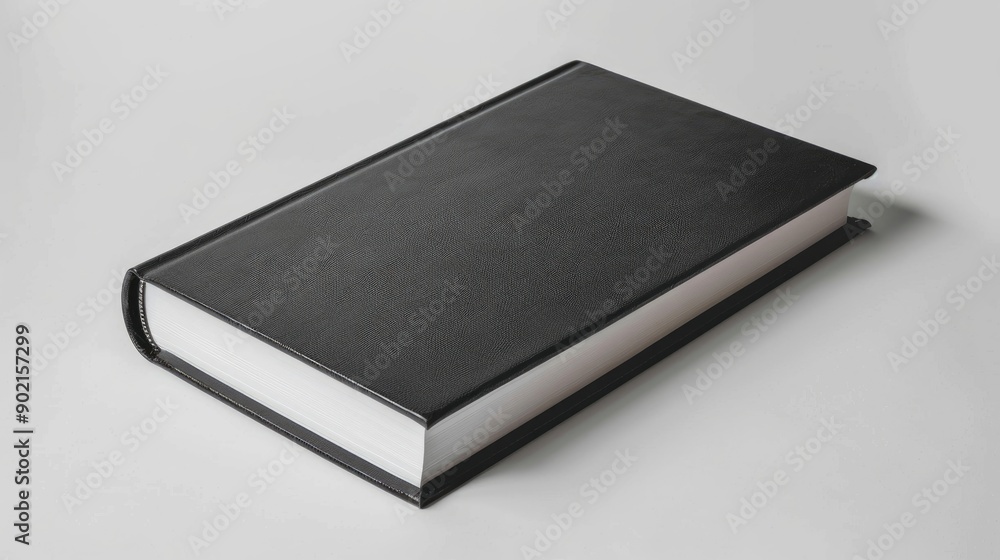 Hardcover book isolated on white background with cover raised Hardcover book isolated on white background with cover raised