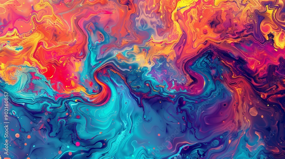 A Mesmerizing 3D Abstract Multicolor Visualization of thin glowing lines A Mesmerizing 3D Abstract Multicolor Visualization of thin glowing lines