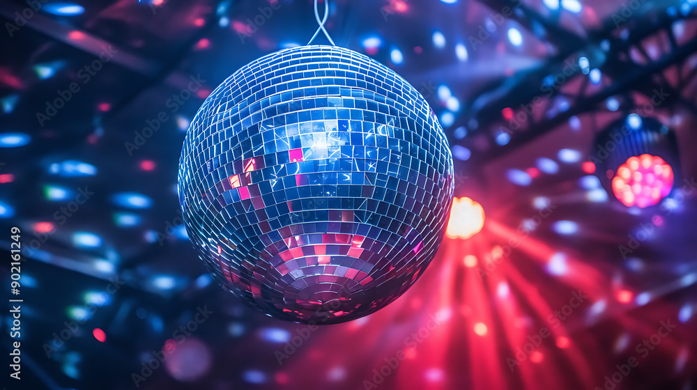 Obraz premium party lights disco ball