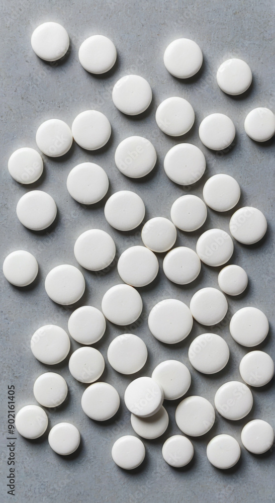 pills on white pills on white