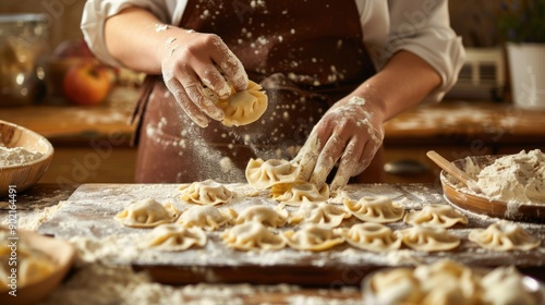 Making Homemade Dumplings