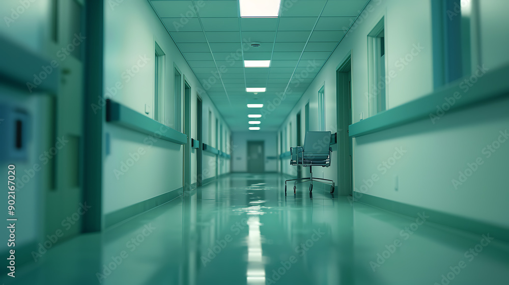 Hospital surgery corridor Hospital surgery corridor