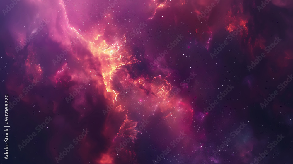 Fototapeta premium Colorful space galaxy cloud nebula. Stary night cosmos. Universe science astronomy. Supernova background wallpaper