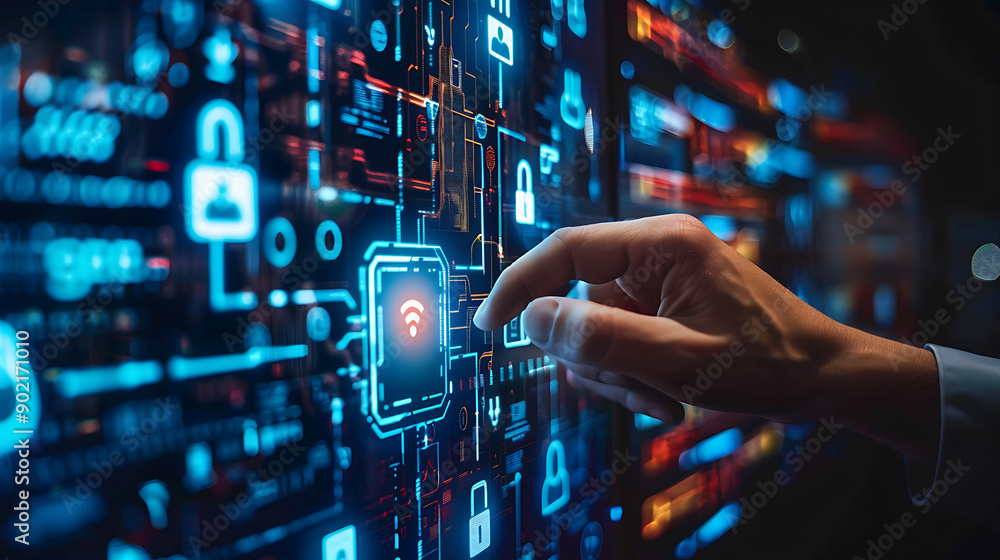 Cyber Security Data Protection Business Privacy concept Cyber Security Data Protection Business Privacy concept