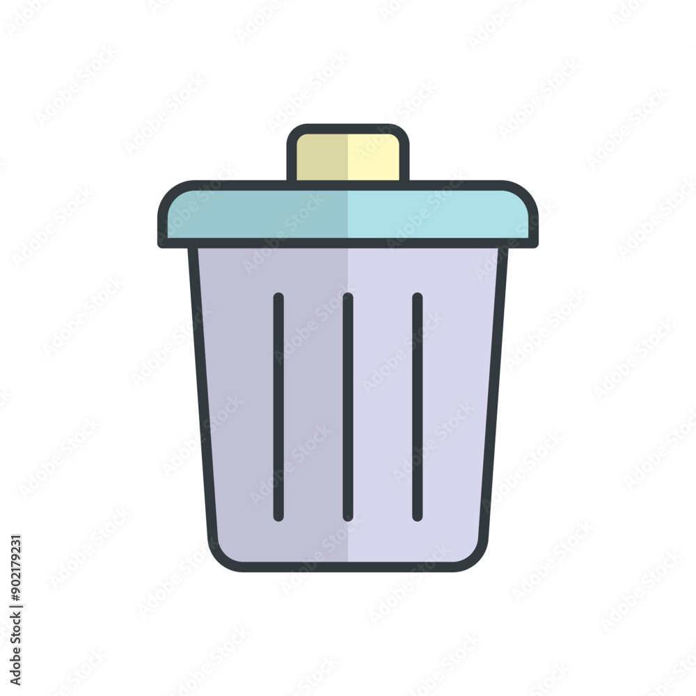 Trash icon vector design templates simple and modern concept Trash icon vector design templates simple and modern concept
