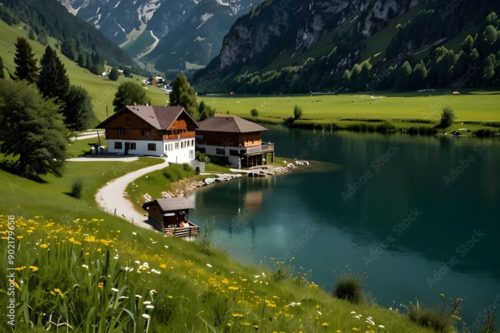 Naklejka premium Austria in summertime