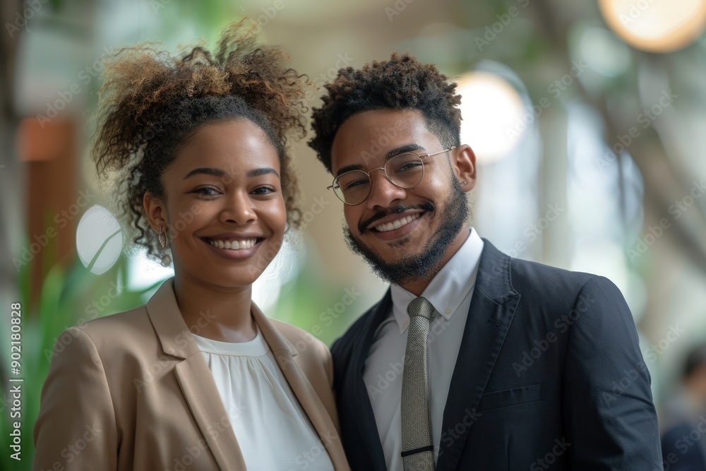 Business Professionals Smiling and Posing for Photo Business Professionals Smiling and Posing for Photo