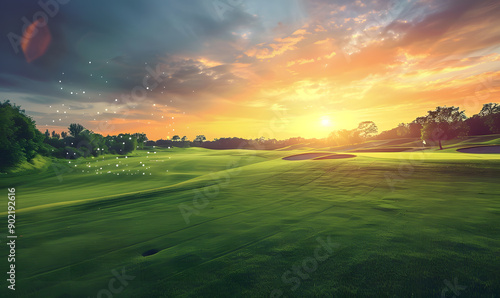 golf-themed graphic advertising backgrounds.