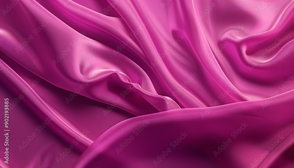 Obraz premium purple satin wave background vector