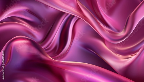 Wallpaper Mural purple satin wave background vector Torontodigital.ca